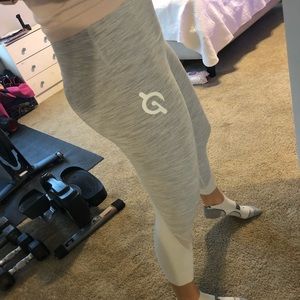 Lululemon wunder under for peloton leggings.